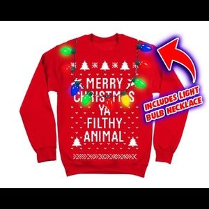 Merry Christmas ya filthy animal Xmas sweater